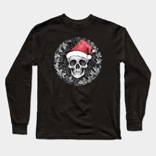 Santa Skull Long Sleeve T-Shirt